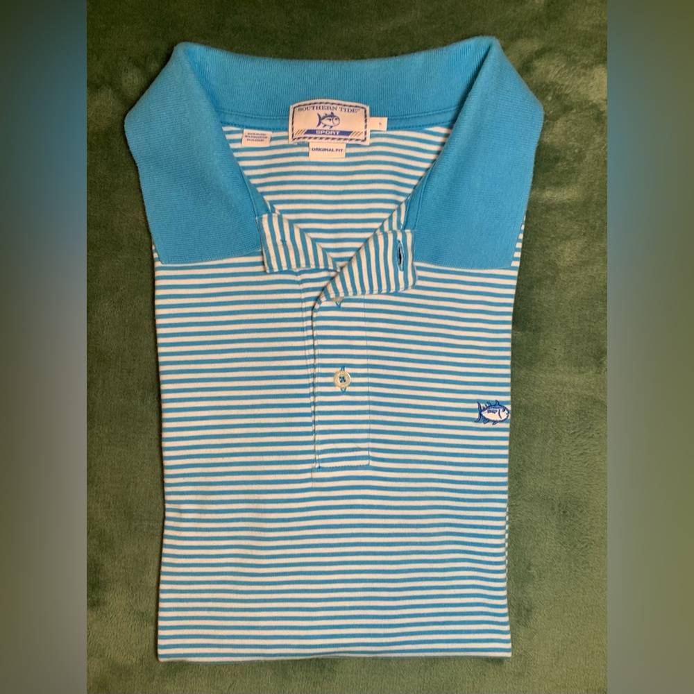 Southern Tide Sport Original Fit Polo, Size L (4200)